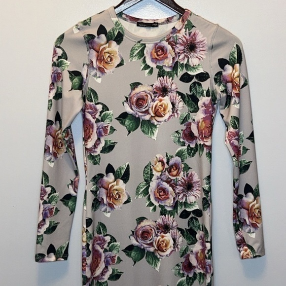 Zara Floral Midi Dress - Multicolor - Picture 7 of 12